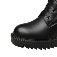 Bottes mi-mollet pour femme à semelle épaisse de haute qualité, avec fermeture éclair, tendance mode, talons épais, printemps/automne/hiver