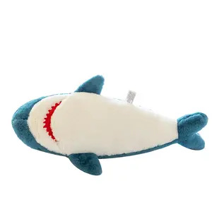 CE/ASTM 2024 Summer New Arrival Customized Plush Animal Blue Shark Pillow Stuffed Animals Toys Plushies Cute Fish Toys
