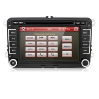 Orijinal UI HD dokunmatik ekran otomobil radyosu için 2 Din araba radyo Skoda Octavia Fabia GPS navigasyon ile