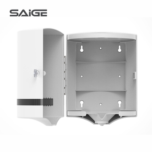 Dispenser Moderno Saige per <span class=keywords><strong>Carta</strong></span> <span class=keywords><strong>Igienica</strong></span> a Parete con <span class=keywords><strong>Porta</strong></span> Salviette Umidificate - Product Image 2