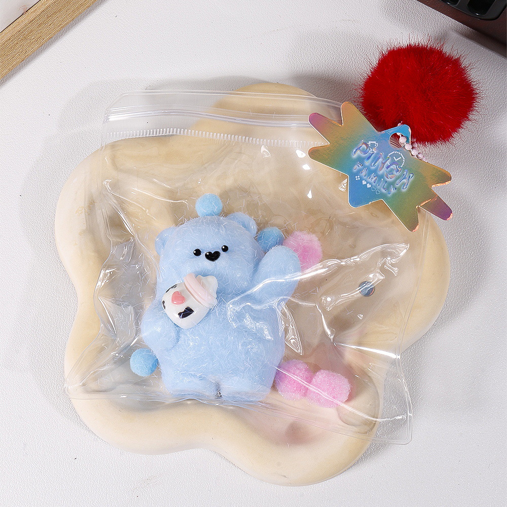 20701-สควีชชี่รูปช้างน้อยสีขาว