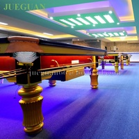 Vente chaude Style Russe 12FT Standard Activités Professionnelles Snooker Billard Table Solide Snooker Table pour La Russie