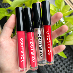Tubo de Brillo Labial de 7ml con Tapa Negra, Logotipo Personalizado, Venta al por Mayor, Brillo Labial Líquido de Alta Pigmentación, Brillo Labial de Larga Duración, Envases de Brillo Labial - Product Image 4