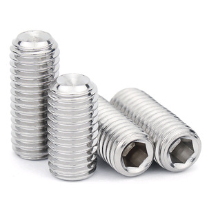 Tornillos de cabeza cilíndrica con hexágono interior de acero inoxidable M2 M3 M4 DIN916 para equipos deportivos - Product Image 1