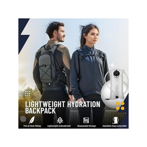 Unisex Hiking <b>Backpack</b> 18 In <b>Lightweight</b> Hydration Pack With Adjustable Straps For Outdoor Cycling Travel Storage - Product Image 5