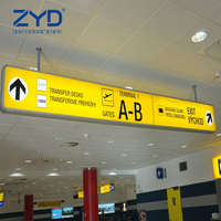 Panneau de signalisation routière en aluminium robuste pour arrêt de bus urbain et système de métro souterrain, signalisation routière aux normes internationales