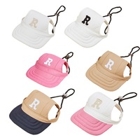 Casquette de baseball en toile pour animaux de compagnie modèle Beke 007, chapeau d'été pare-soleil pour chien, vente en gros, oreilles de chat Corgi, extérieur