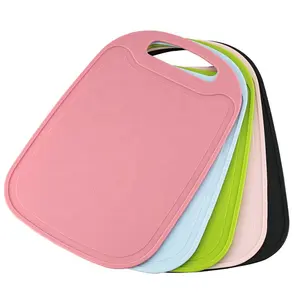 1Pcs Plastic Chopping Board Non-slip Frosted Kitchen Cutting Board Kitchen Accessories Cooking Supplies Plastic Mini Chopping Bo