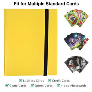 Classeur promotionnel pour cartes cadeaux, album photo 9 pochettes, porte-cartes <span class=keywords><strong>de</strong></span> collection, classeur en PP pour le bureau - Product Image 3