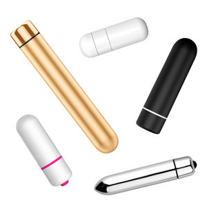 Fabbrica di HG OEM, tutte le dimensioni Mini proiettile vibrante in Silicone, telecomando USB G Spot piccolo proiettile dorato vibratore per donna - Product Image 6