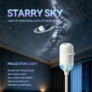 Mini Lampe de Projection USB Ciel Étoilé, Lumière Décorative LED Astrale à Éclat Doux Blanc Chaud pour Voiture et Chambre - Product Image 5