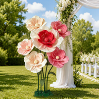 Bouquets de fleurs composable et personnalisable, art floral décoratif, marguerites persanes, décoration de mariage, grandes fleurs artificielles