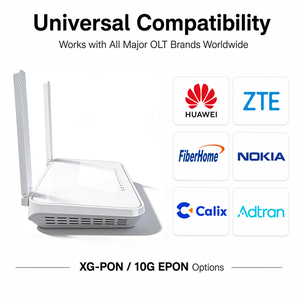 10G WiFi6-frequency optical <b>modems</b> with 4ge+Tel+USB Ports XGPON/1G EPON 2.4&<b>5G</b> AX3000 ONU Router FTTR/FTTX Support 7dBi MESH - Product Image 4
