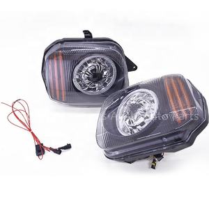 Feu avant LED pour <span class=keywords><strong>suzuki</strong></span> <span class=keywords><strong>Jimny</strong></span> JB23W JB33 JB43W JB23 1998 — 2018, phares avec yeux d'ange, pièces pour automobile - Product Image 3