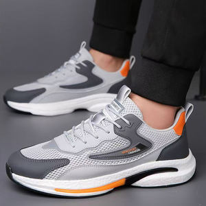 Классические мужские повседневные кроссовки от производителя, не вызывающие усталости, премиум-класса, для бега, незаметные в цвете, для прогулок на свежем воздухе и занятий спортом. - Product Image 5