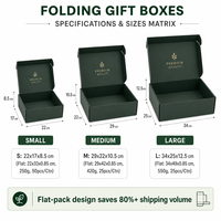 Boîte cadeau à fermeture magnétique rigide, boîte d'emballage en carton pliable, logo personnalisé, impression numérique, impression UV en stock