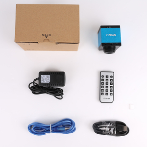 Profesional 7X-45X <span class=keywords><strong>Trinocular</strong></span> Stereo Zoom Microscopio LED Anillo de luz Soporte de brazo de doble brazo - Product Image 6