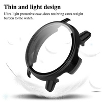 Smartwatch PC Couverture Complète Protecteur d'Écran en Verre Trempé pour Garmin Vivoactive 5 6 Protection de Montre