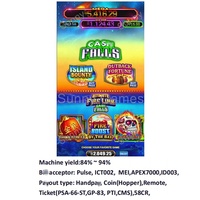 Cash Falls 5in1 Acheter Pass Ultimate Fire Link Vertical Multi Game Board W. Fonction de comptage des mains d'aperçu des compétences pour Arcade Machine