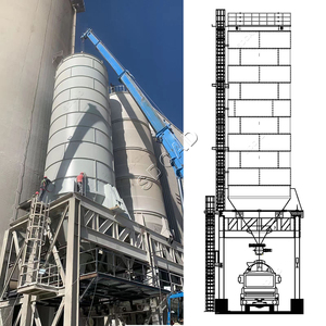 <span class=keywords><strong>Silo</strong></span> de stockage de ciment de grande capacité 2000T pour usine de ciment et stockage de poudres en vrac - Product Image 1