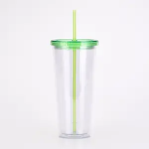 Plastic water bottle 30OZ Sport wholesale bpa free clear plastic wholesale material plastic water bottle with straw gift ideas