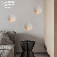 Applique murale moderne simple intégrée sans cadre en plâtre pour salon allée couloir escalier coin LED 3W puissance