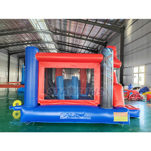 <span class=keywords><strong>Castillo</strong></span> Inflable Comercial de Spider-Man con Tobogán, Brincolín, Tobogán Acuático Inflable de Spider-Man para Niños - Product Image 5