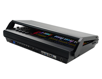 Console de contrôle d'éclairage de scène DMX Dual Touch Screen Ma2 T2 Black Horse avec fader ONPC et rétroéclairage RVB