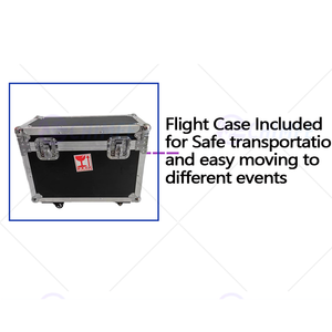 Photomaton haut de gamme avec éclairage LED RGB changeant de <span class=keywords><strong>couleur</strong></span>, pour iPad et appareil <span class=keywords><strong>photo</strong></span> reflex numérique, impression instantanée, avec valise de transport pour événements - Product Image 6