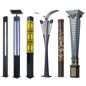 Lampadaire de jardin en métal pour extérieur, LED blanc chaud 2700K, IP66, résistant aux intempéries, montage encastré, détecteur de mouvement, alimenté par énergie solaire, éclairage 10 ans - Product Image 2