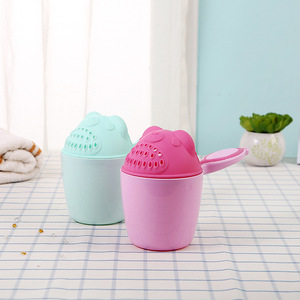 Manufacturer Direct Supply Plastic Children's Shampoo Cup Bear Design Baby <b>Shower</b> Head Wholesale for Mother and Baby - Product Image 2
