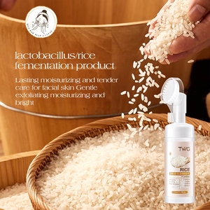 <span class=keywords><strong>Nettoyant</strong></span> moussant pour le <span class=keywords><strong>visage</strong></span> au riz TWG avec tête de brosse 150ml, anti-acné, nettoyage en profondeur, resserrement des <span class=keywords><strong>pores</strong></span>, blanchissant, <span class=keywords><strong>nettoyant</strong></span> facial au riz - Product Image 3