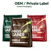 Poudre de gain de masse haute teneur en calories 50g Protéines OEM Marque privée Certifié GMP Supplément nutritionnel sportif en vrac