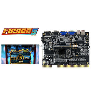 QIQU, el más nuevo lanzamiento, juego de habilidad HET Fusion 5, juego múltiple 5 en 1, gabinete de enlace Vertical, tablero de juego de habilidad, Kits de placa base PCB - Product Image 6