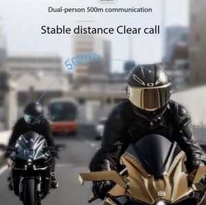 Q30pro Mũ bảo hiểm cho tai nghe <span class=keywords><strong>Bluetooth</strong></span> LED chiếu sáng không thấm nước <span class=keywords><strong>FM</strong></span> Đài phát thanh đèn pin hai người liên lạc âm nhạc chia sẻ Microphone - Product Image 4