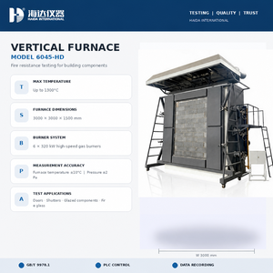 Four vertical pour les tests de résistance au feu des composants de construction, des portes et du verre (GB/T 9978.1) - Testeur de résistance à la flamme - Product Image 4