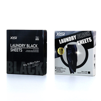 Détergent concentré léger et non parfumé Finice Eco Friendly pour linge, en feuilles noires jetables