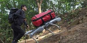 Chien robot quadrupède électronique intelligent Unitree A2, conçu pour une utilisation industrielle, avec fonction d'arrêt d'urgence et robuste - Product Image 6