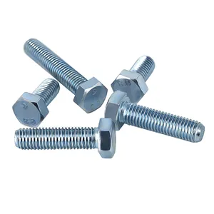 Bolt Nut And Washer Manufacturers Astm A193 Hot Dip Galvanized 9/16-18 Gr2 Gr5 Hex Head Bolts