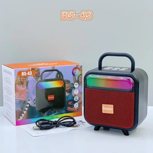 2025 nouveaux produits BS-43 Mini haut-parleur BT sans fil extérieur Portable cadeau petit lecteur Audio Rechargeable lecteur haute puissance - Product Image 6