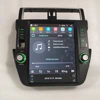 Autoradio Android 12,1 pouces pour Toyota Land Cruiser Prado 2010-2013/2014-2017 Écran tactile vertical Tesla Stéréo Vidéo Lecteur GPS