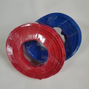 Yue Hua tưới tiêu nông nghiệp vật liệu dày chống ăn mòn layflat Hose màu xanh nước dày PVC layflat Hose