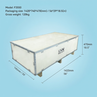 Ayf Nueva Máquina Plotter de Corte y Hendido Semiautomática de Cama Plana de Aluminio de Doble Cabezal 940x690x290mm AC 220V 100W para Vinilo