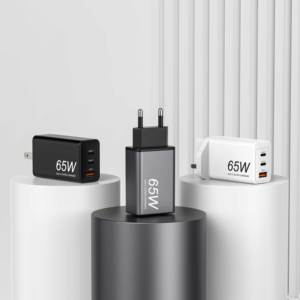 Charger Dinding USB-C/USB PD3.1 Pengisian Daya Ultra Cepat Portabel 65W GaN dengan Colokan UK/AU dan OTP/OVP untuk Oppo - Product Image 6