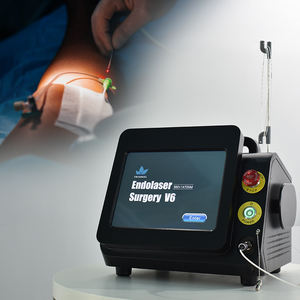 Máquina de ablación láser <span class=keywords><strong>vascular</strong></span> mínimamente invasiva e indolora de 980nm/1470nm, tratamiento láser EVLT para arañas vasculares y varices - Product Image 1