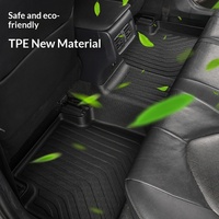 3D Carbonfaser-Muster TPE Cc 2010 Fahrzeugspezifische Fußmatten Grenzüberschreitende Verarbeitung Anpassung Fabrik Großhandel