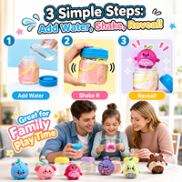 Waterkweekspeelgoed Magische Verrassing Fruit Squishy Pluche Verzamelpot, Voeg Water toe & Schud uit elkaar, Stressverlichting Kerstcadeau