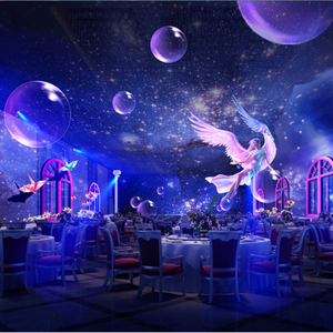 웨딩 파티 케이크 <span class=keywords><strong>3D</strong></span> 매핑 몰입 형 룸 바닥/지상 대화 형 프로젝션 홀로그램 프로젝터 - Product Image 2