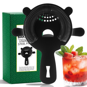 เครื่องกรองฮอว์ธอร์นสำหรับค็อกเทลที่กรองเครื่องดื่มสเตนเลสสตีลสำหรับแก้วผสมเครื่องดื่มบาร์เทนเดอร์ชุดเครื่องมือบาร์ - Product Image 1