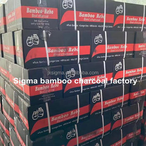 ถ่านไม้ไผ่บริสุทธิ์สำหรับมอระกู่ผลิตด้วยอุณหภูมิสูงเถ้าสีขาว - Product Image 2